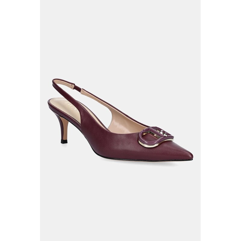 Kožené lodičky Twinset 64530591