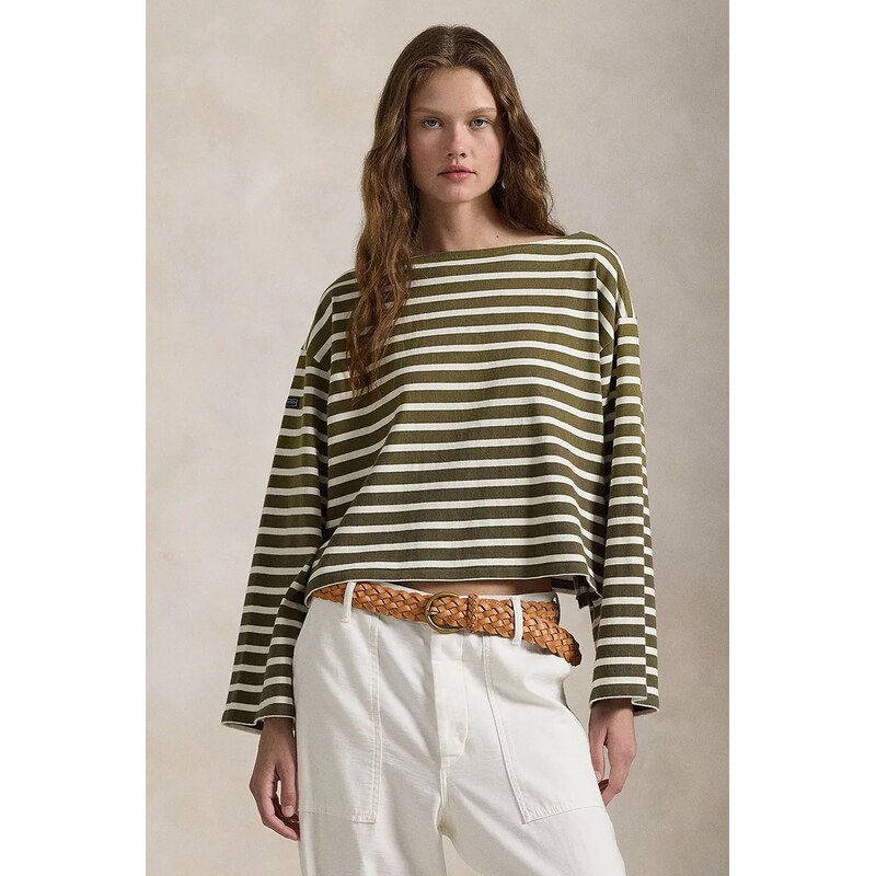 Bavlnené tričko s dlhým rukávom Polo Ralph Lauren 66512252