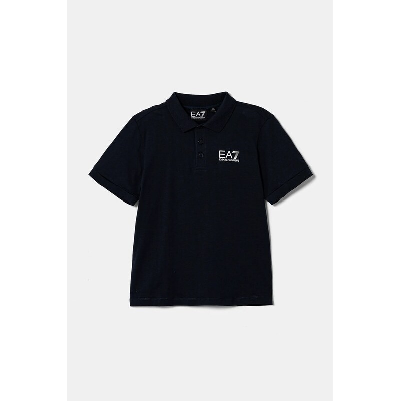 Detská bavlnená polokošeľa EA7 Emporio Armani 61611650