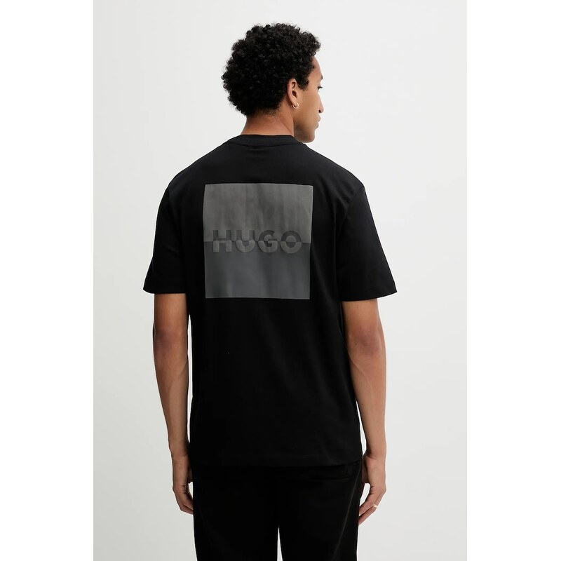 Bavlnené tričko HUGO Dusplito 64571630