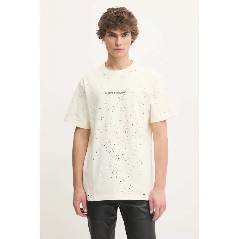 Bavlnené tričko PURPLE BRAND HWT JERSEY SS TEE 61685965