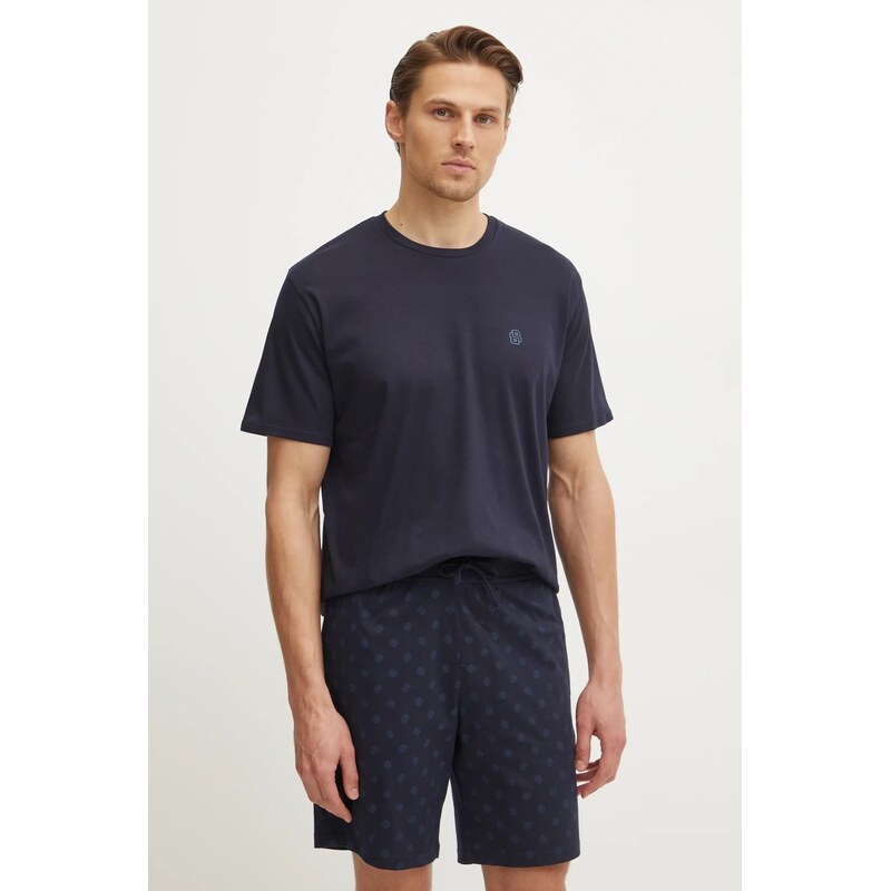 Bavlnené elegantné tričko BOSS 61696444