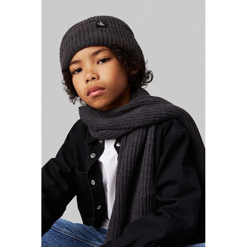 Detská čiapka a šál Calvin Klein Jeans 56804381