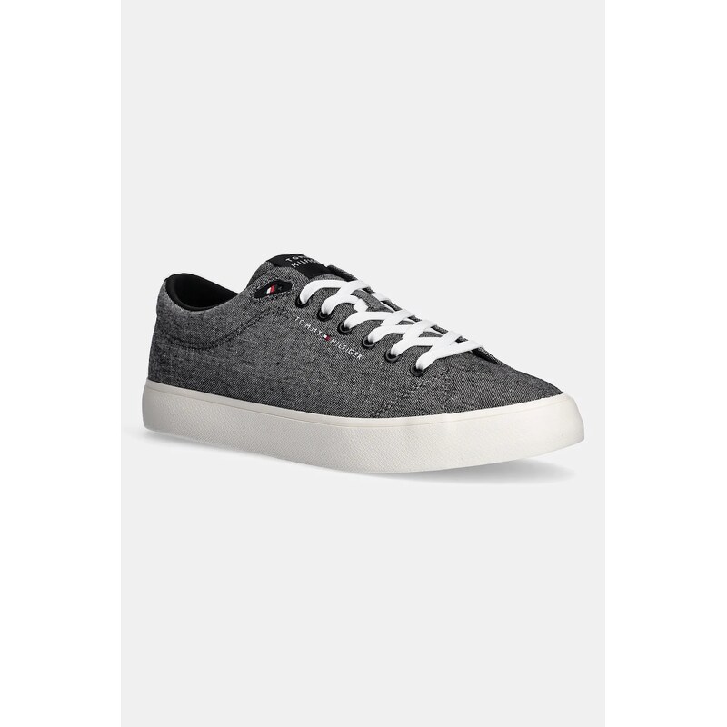 Tenisky Tommy Hilfiger TH HI VULC LOW CORE CHAMBRAY 61816134