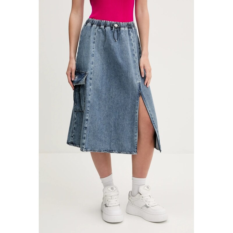Rifľová sukňa Moschino Jeans 64331233