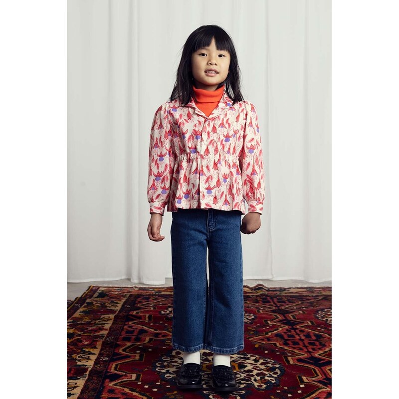 Mini Rodini Detská košeľa Mini Rodini Fuchsia 64311575