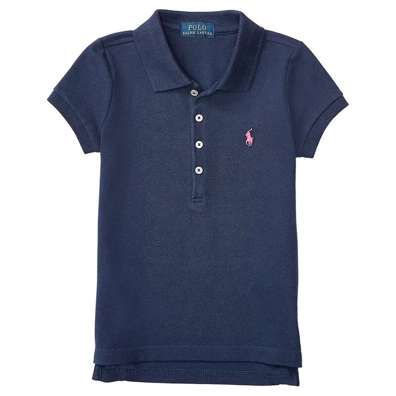 Detská bavlnená polokošeľa Polo Ralph Lauren 61811223