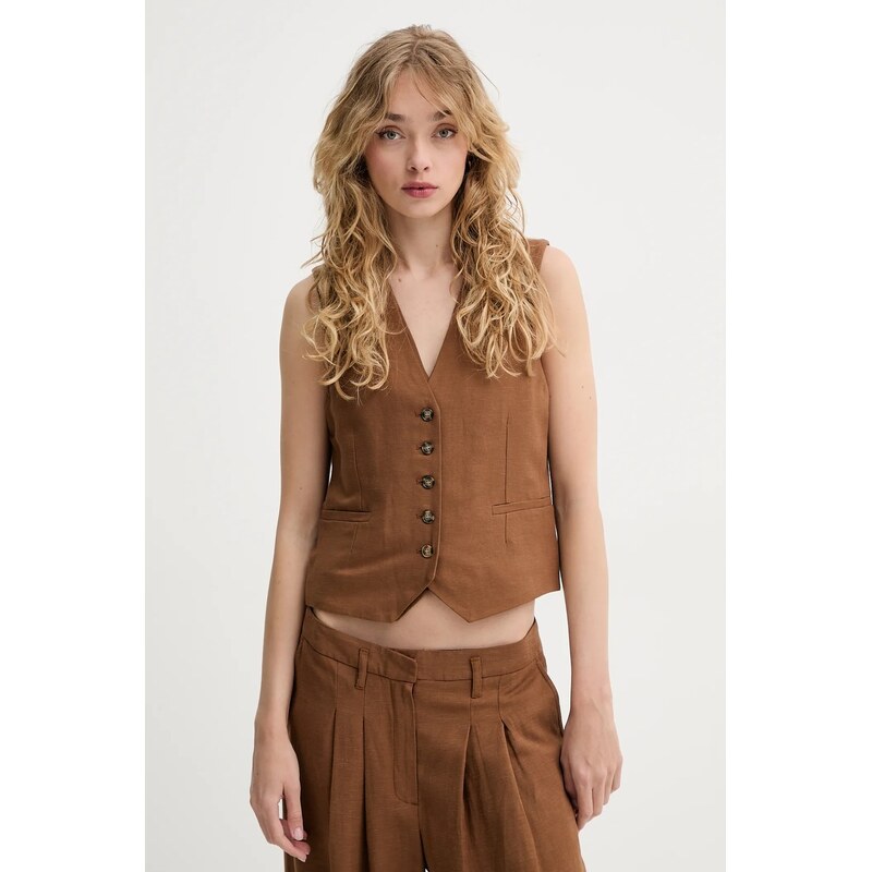 Vesta s prímesou ľanu Herskind Double 64331354