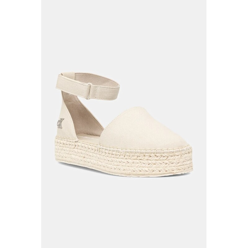 Espadrilky Calvin Klein Jeans FLATFORM ESPADRILLE SLING MG 63540812
