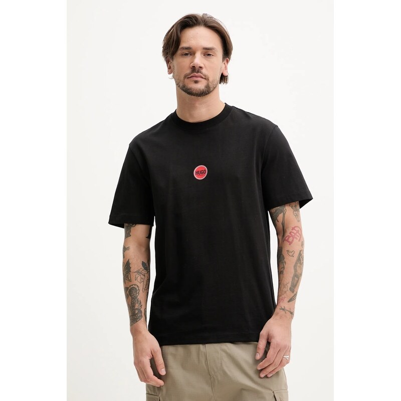 Bavlnené tričko HUGO 62468763