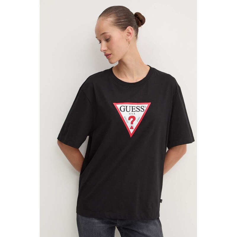 Bavlnené tričko Guess Jeans 61665925