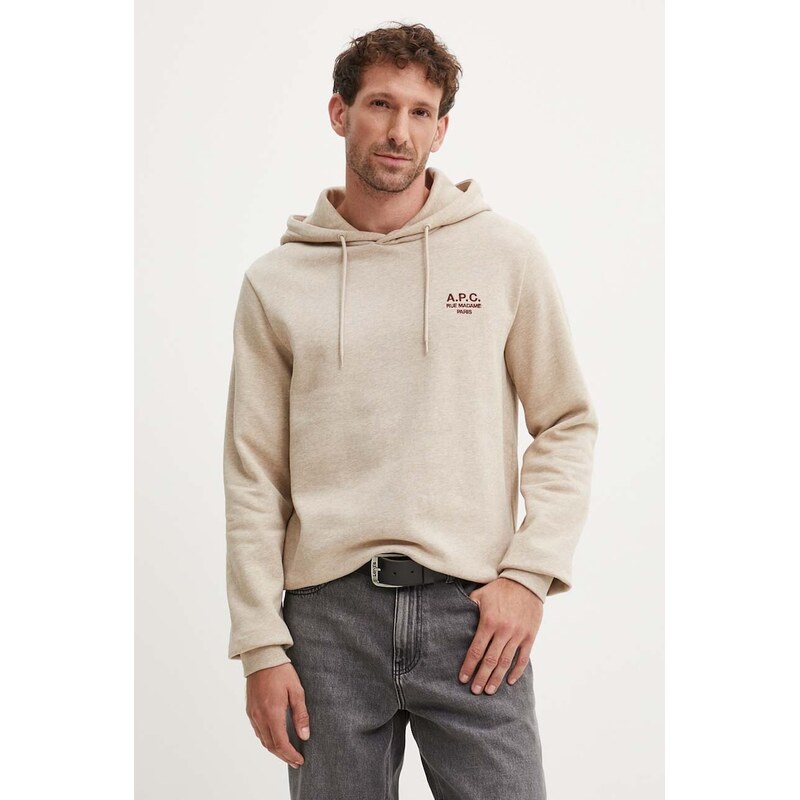 Mikina A.P.C. hoodie standard rue madame GOTS 55870261