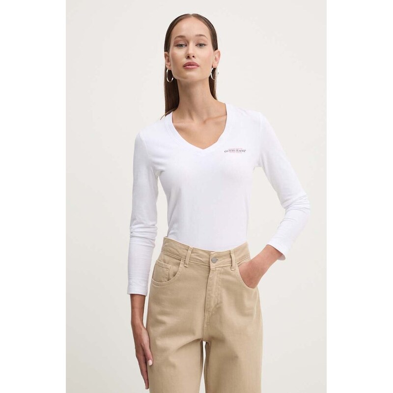Tričko s dlhým rukávom Guess Jeans 67400714
