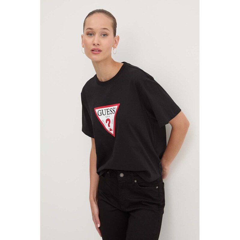 Bavlnené tričko Guess Jeans 62657796