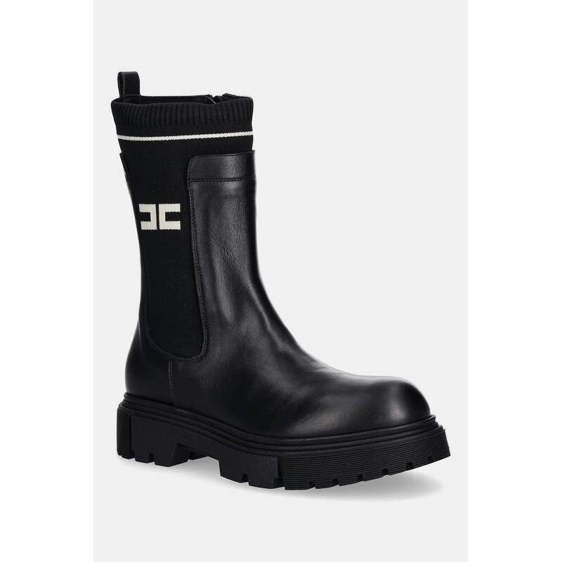 Detské kožené topánky chelsea Elisabetta Franchi 64858135