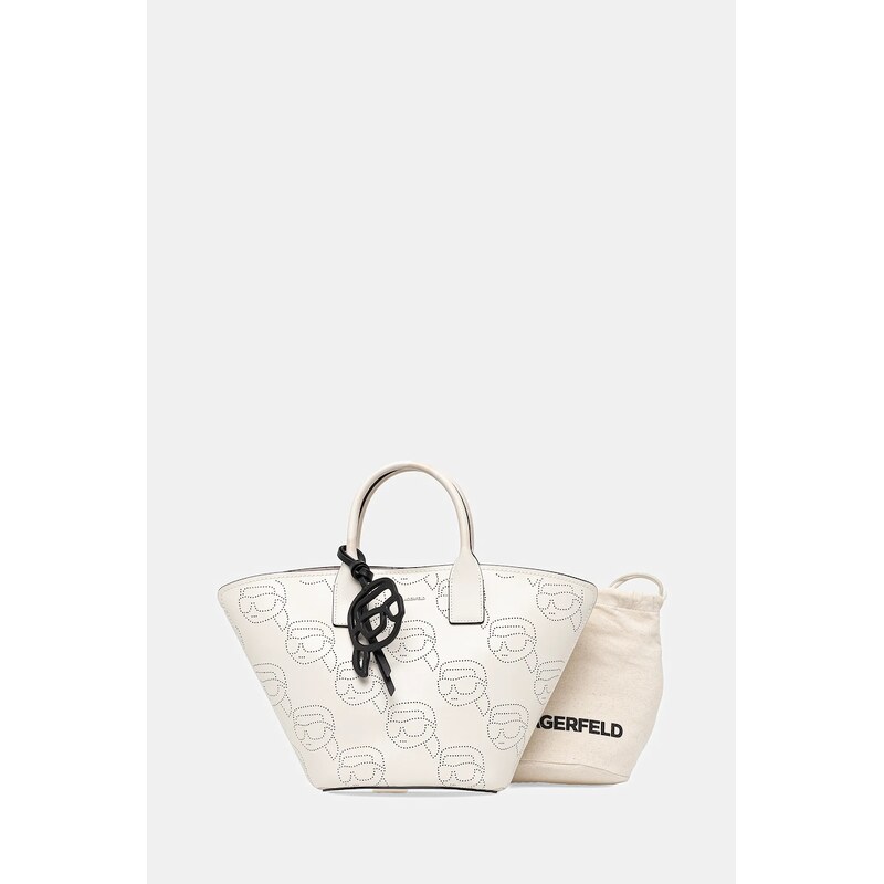 Kožená kabelka Karl Lagerfeld IKON 63454912