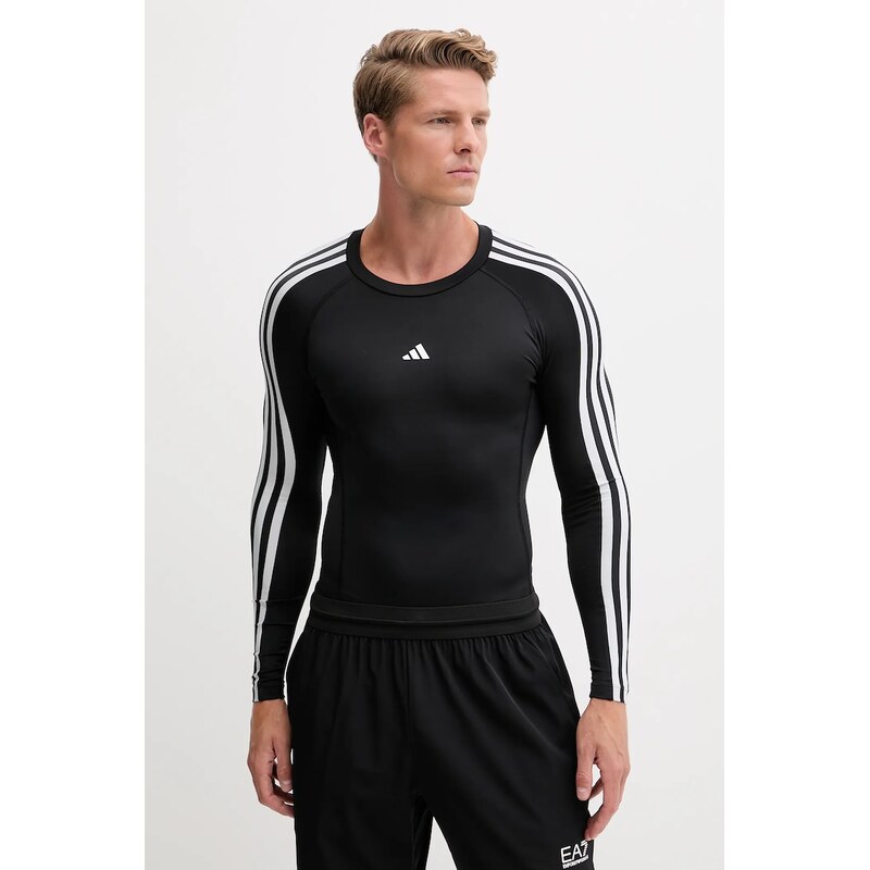 Tréningové tričko s dlhým rukávom adidas Performance Techfit 56461242