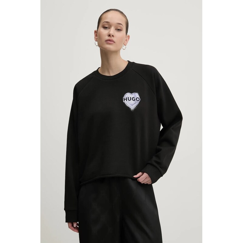 Bavlnená mikina HUGO 61923579