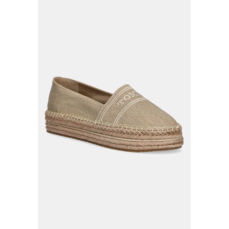 Espadrilky Tommy Hilfiger DENIM PLATFORM ESPADRILLE 62851919