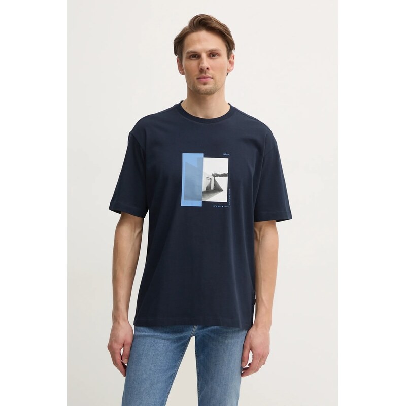 Bavlnené tričko Boss Orange 61937584