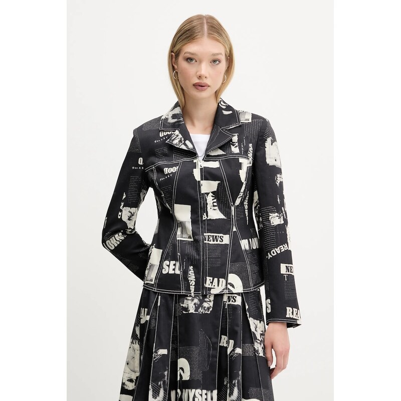 Sako Desigual NEWSPAPER BLAC 64860162