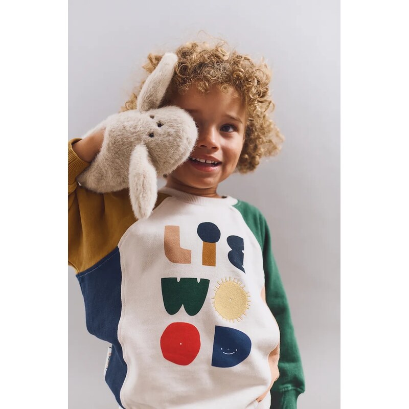 Detská bavlnená mikina Liewood Aude Placement Sweatshirt 64857616