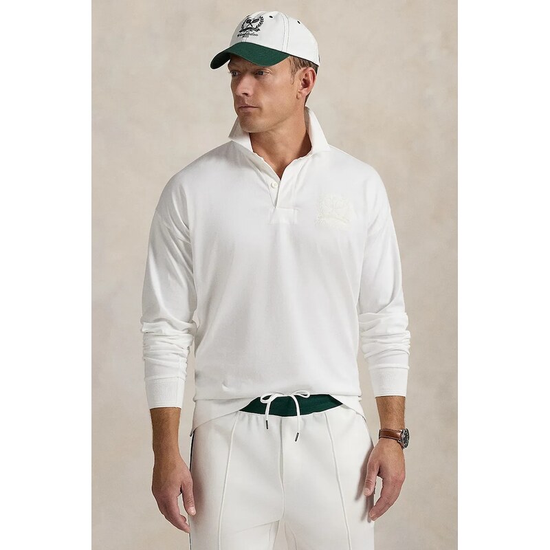 Bavlnené tričko s dlhým rukávom Polo Ralph Lauren Wimbledon Collection 63676320