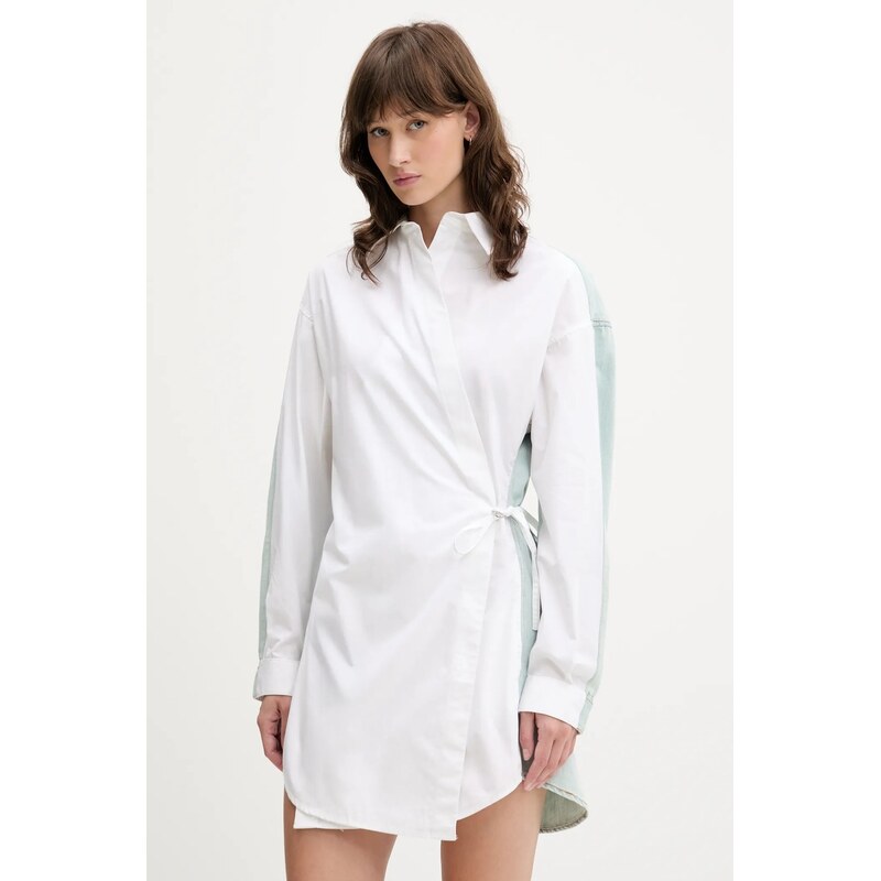 Bavlnené šaty Diesel D-ELPHI-DEN DRESS 64185103