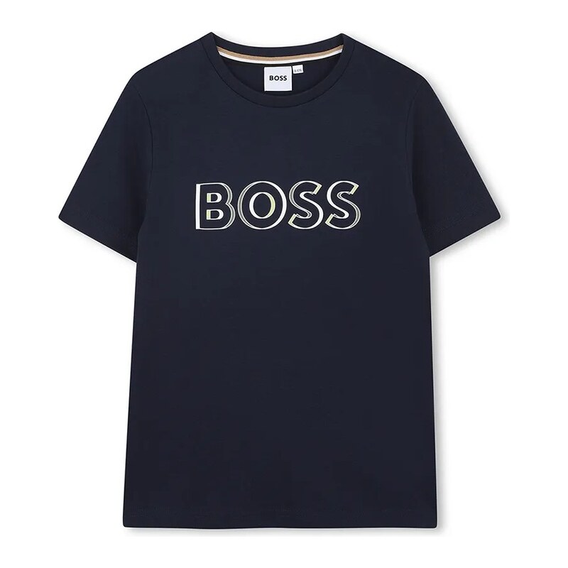Detské bavlnené tričko BOSS 62029454