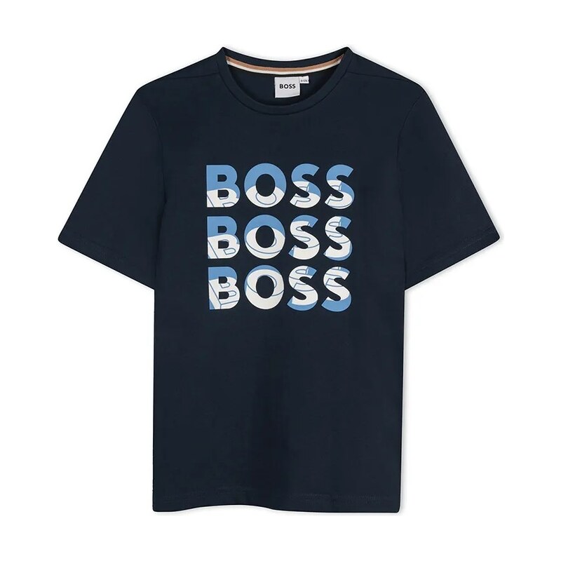 Detské bavlnené tričko BOSS 62029351