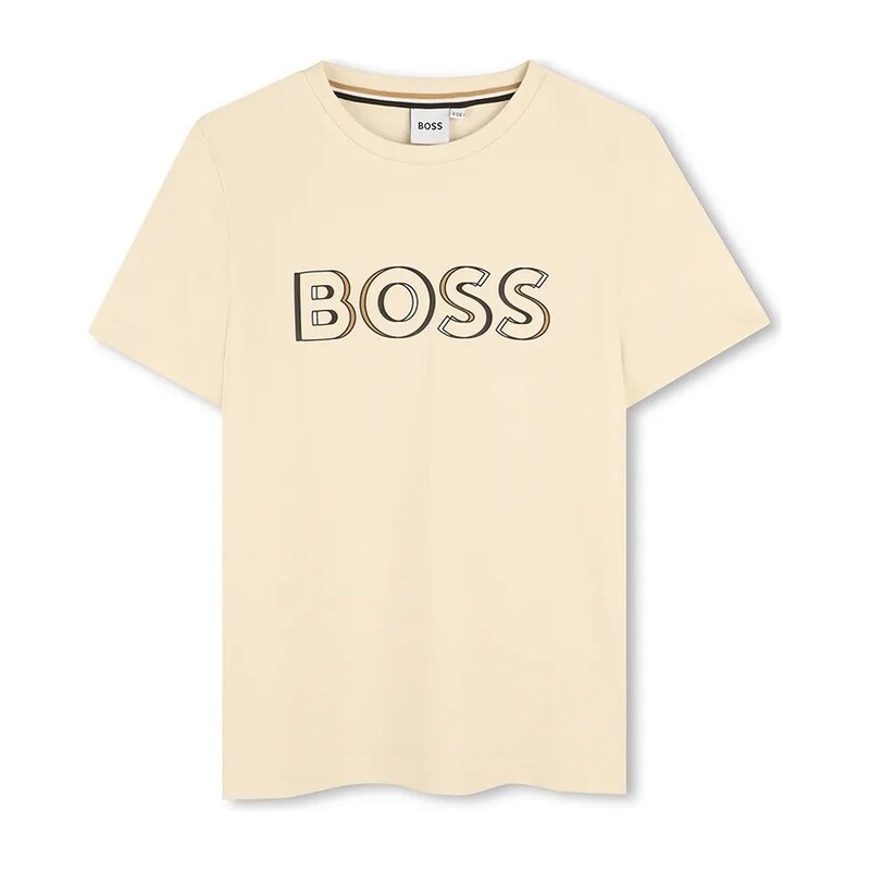 Detské bavlnené tričko BOSS 62029458