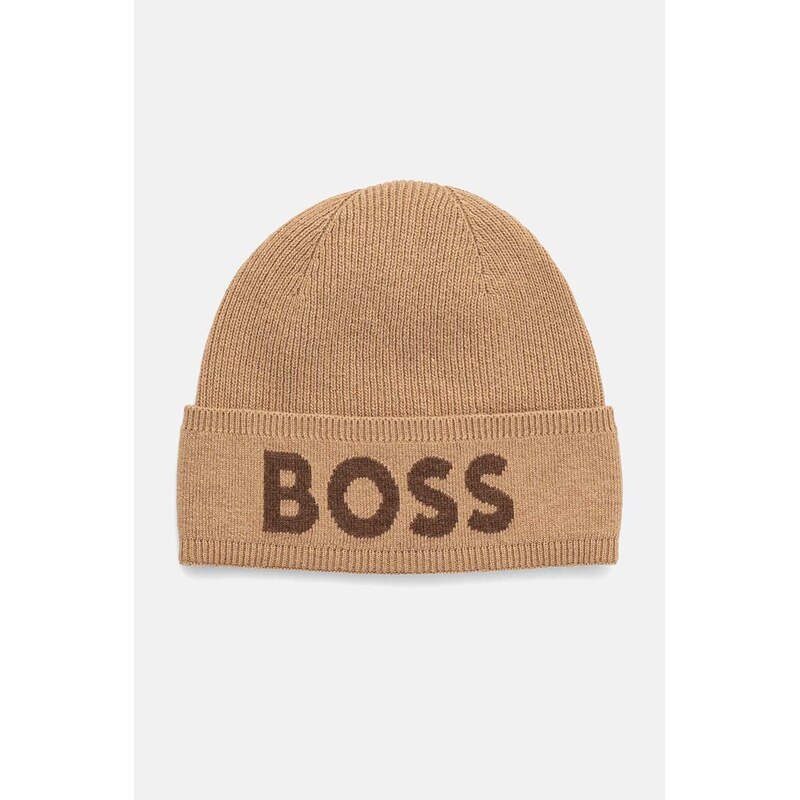 Čiapka s prímesou vlny BOSS 57671434