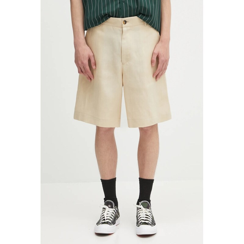 Ľanové šortky Paul Smith 63659036