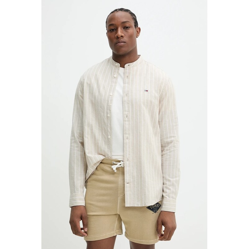 Košeľa s prímesou ľanu Tommy Jeans 62951699