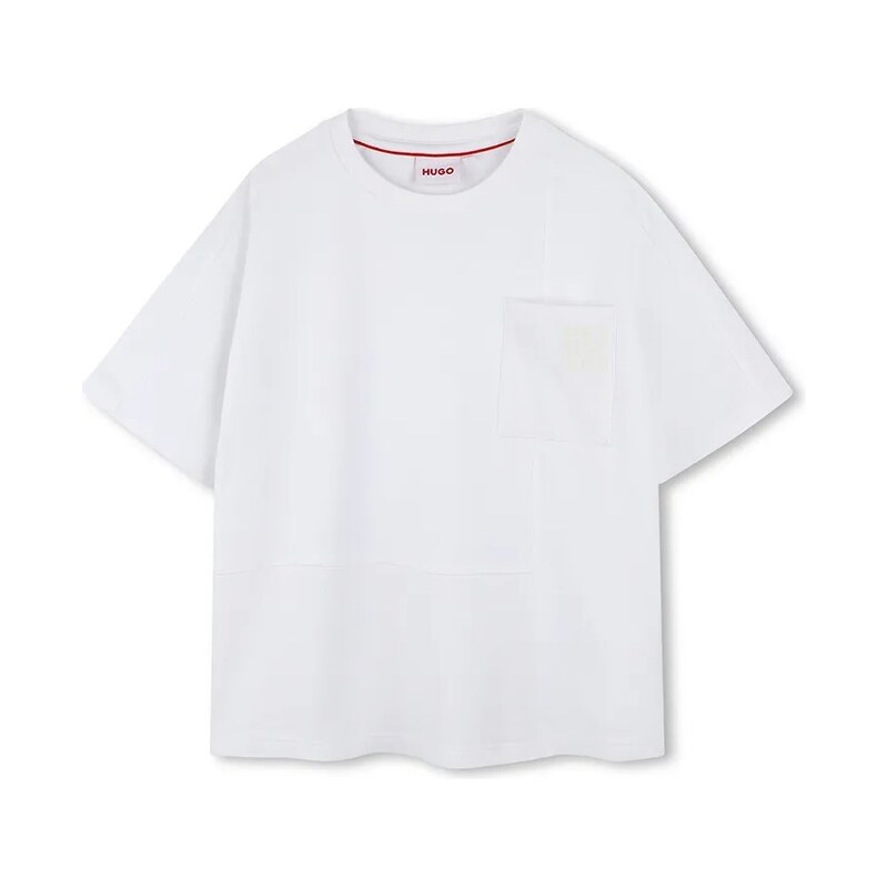 Detské bavlnené tričko HUGO 62045628