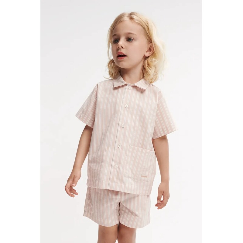 Detská bavlnená súprava Liewood Leona Stripe Set 62118192