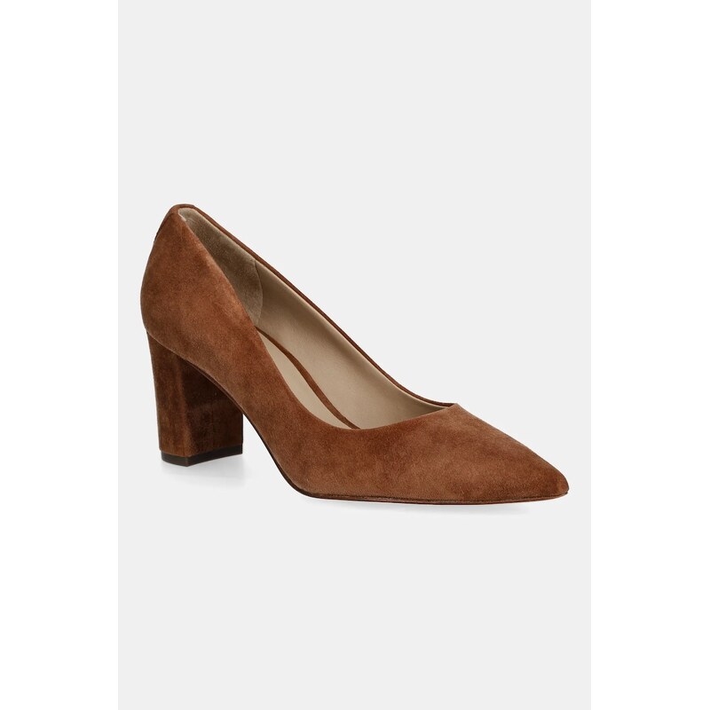 Semišové lodičky Lauren Ralph Lauren Lanette Blkh 64890933