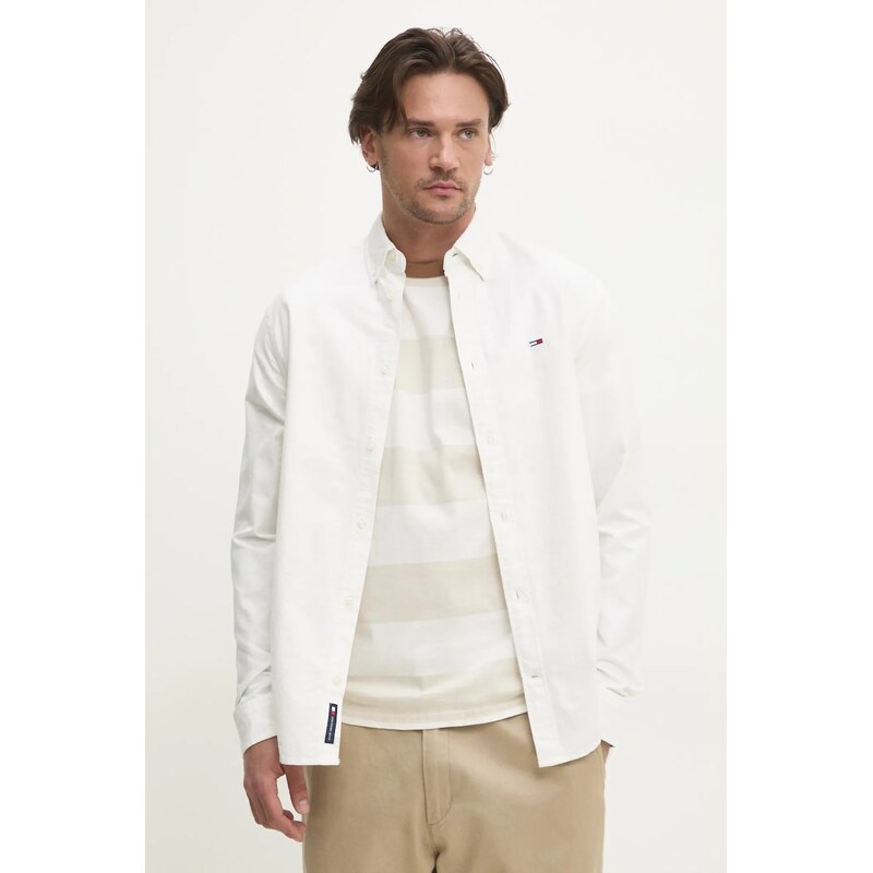 Tommy Jeans košeľa pánska bavlnená 62252547