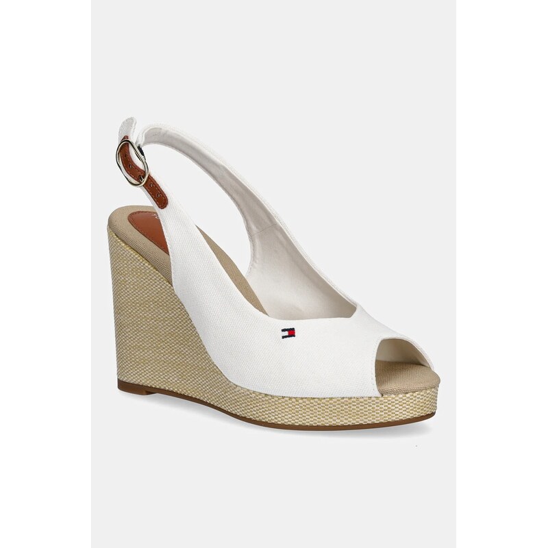Sandále Tommy Hilfiger FLAG HIGH WEDGE ESPAD SLINGBACK 62210231