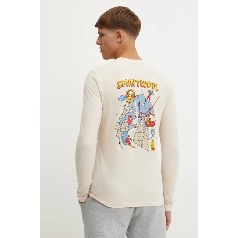 Športové tričko s dlhým rukávom Smartwool Ski Circus 58017102