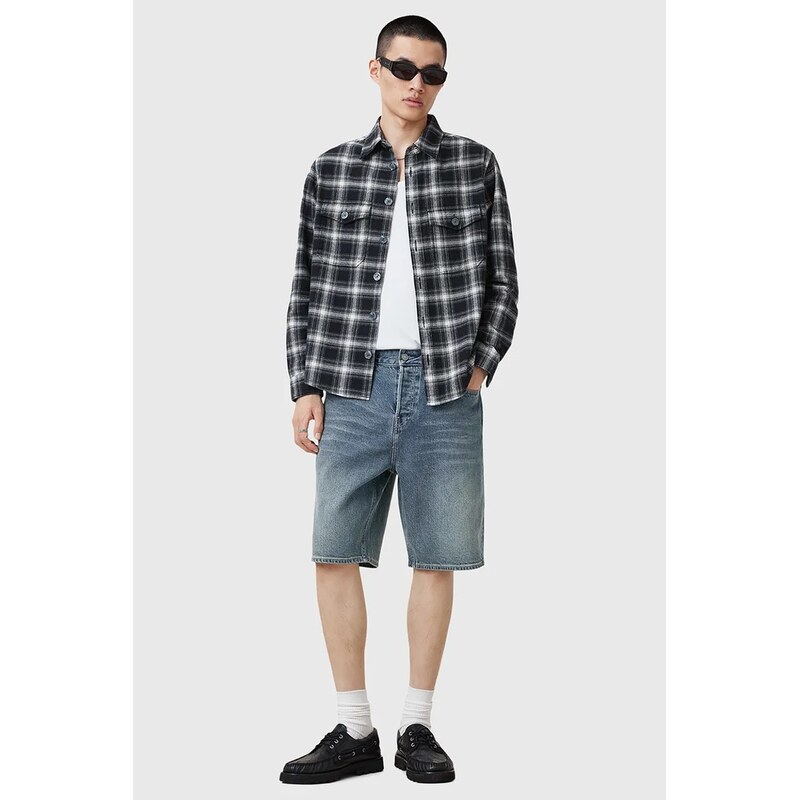 Rifľové krátke nohavice AllSaints SWITCH 63996563