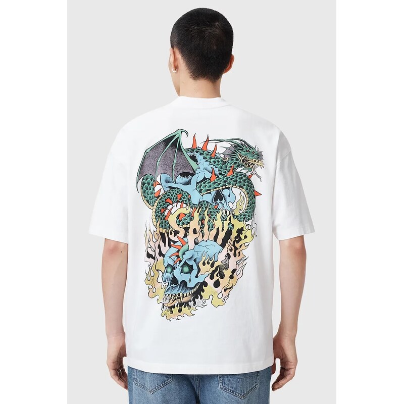 Bavlnené tričko AllSaints WRITHER 63996559