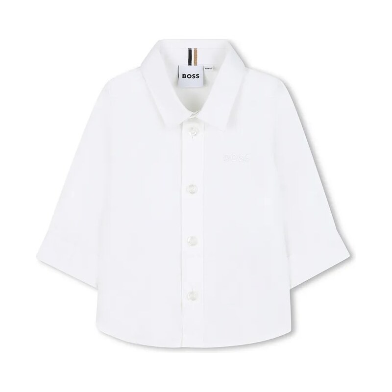 Bavlnená košeľa pre bábätká BOSS 62299975