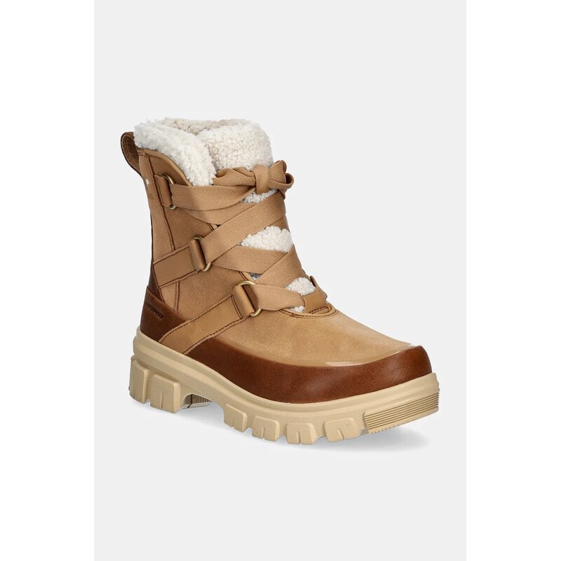 Kožené členkové topánky Sorel TORINO V RESORT WP OUTDR 64313192
