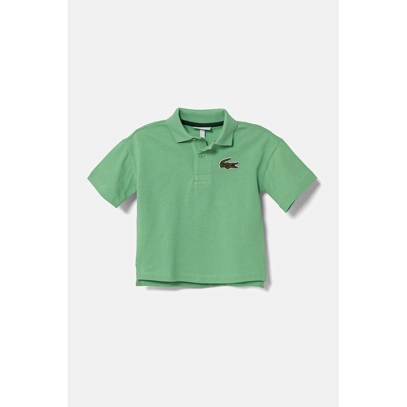 Detská bavlnená polokošeľa Lacoste 62326163