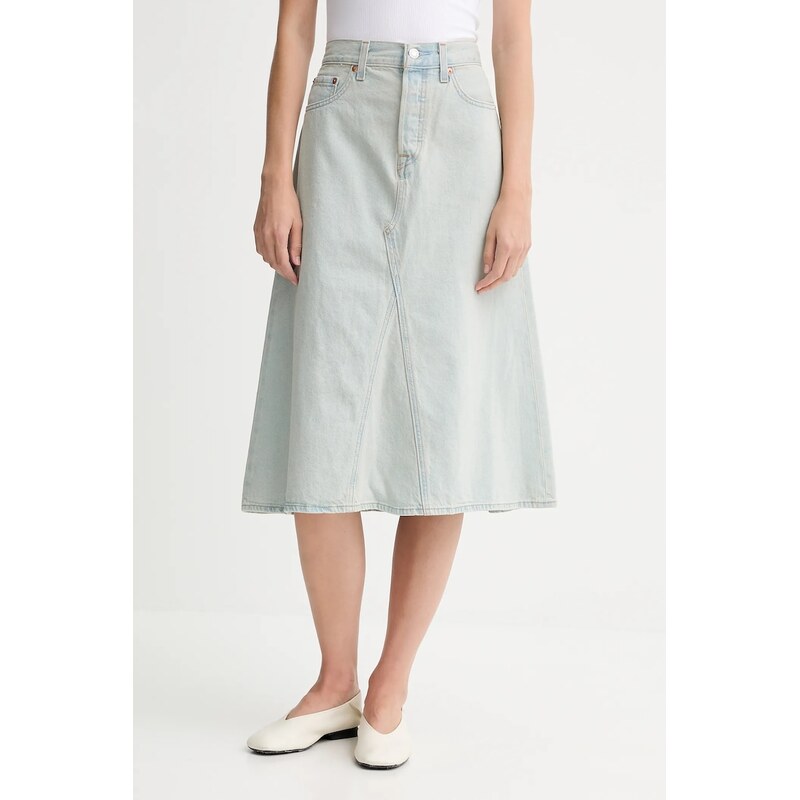 Rifľová sukňa Levis 65021863