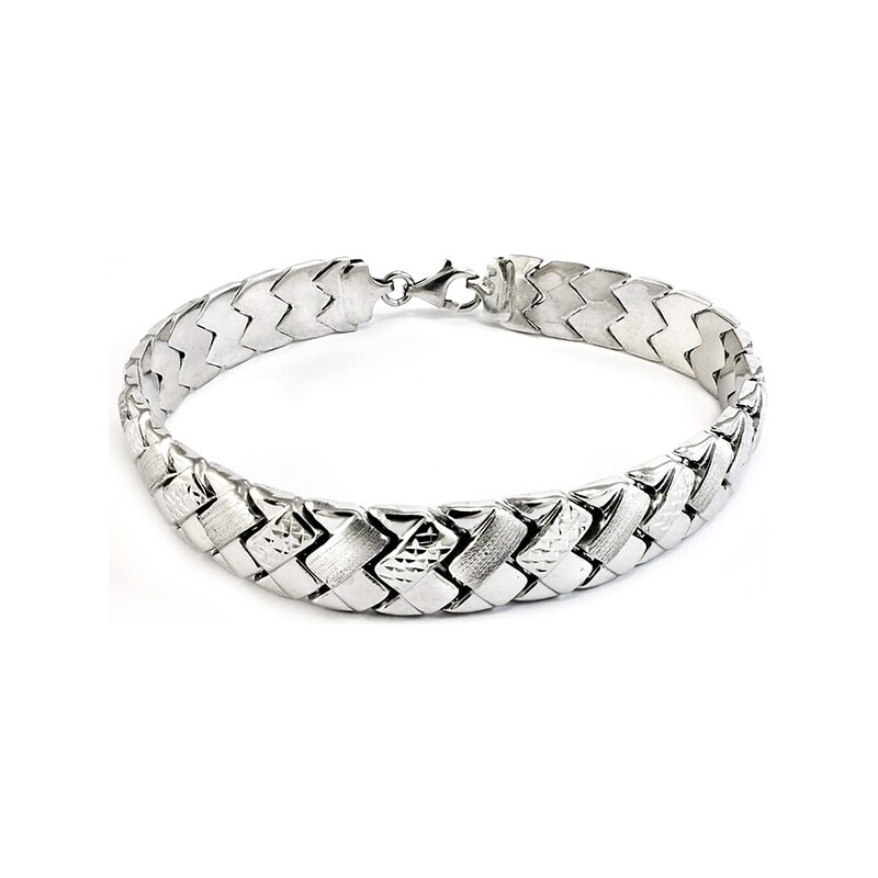 Strieborný náramok Glare 332 66046528