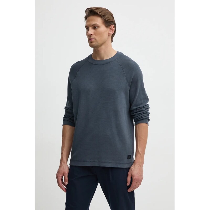 Bavlnené tričko s dlhým rukávom Calvin Klein Jeans 58374355