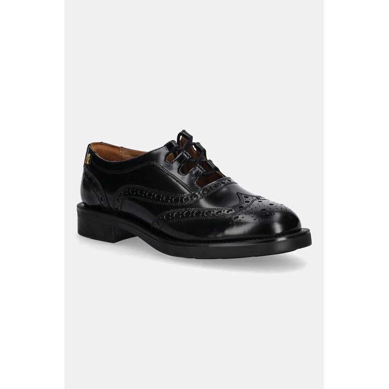 Kožené poltopánky Tommy Hilfiger BROGUE LEATHER CUT-OUT SHOE 65008273