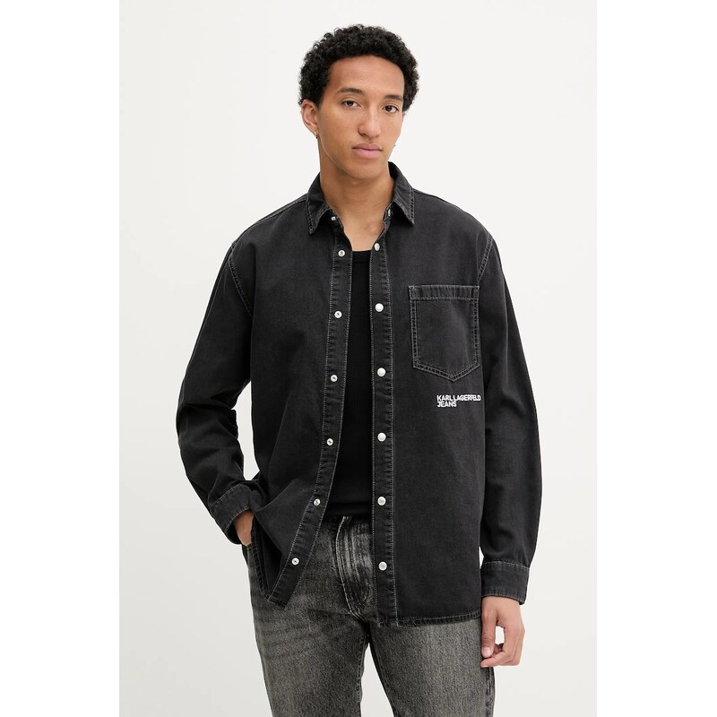 Rifľová košeľa Karl Lagerfeld Jeans 63848299